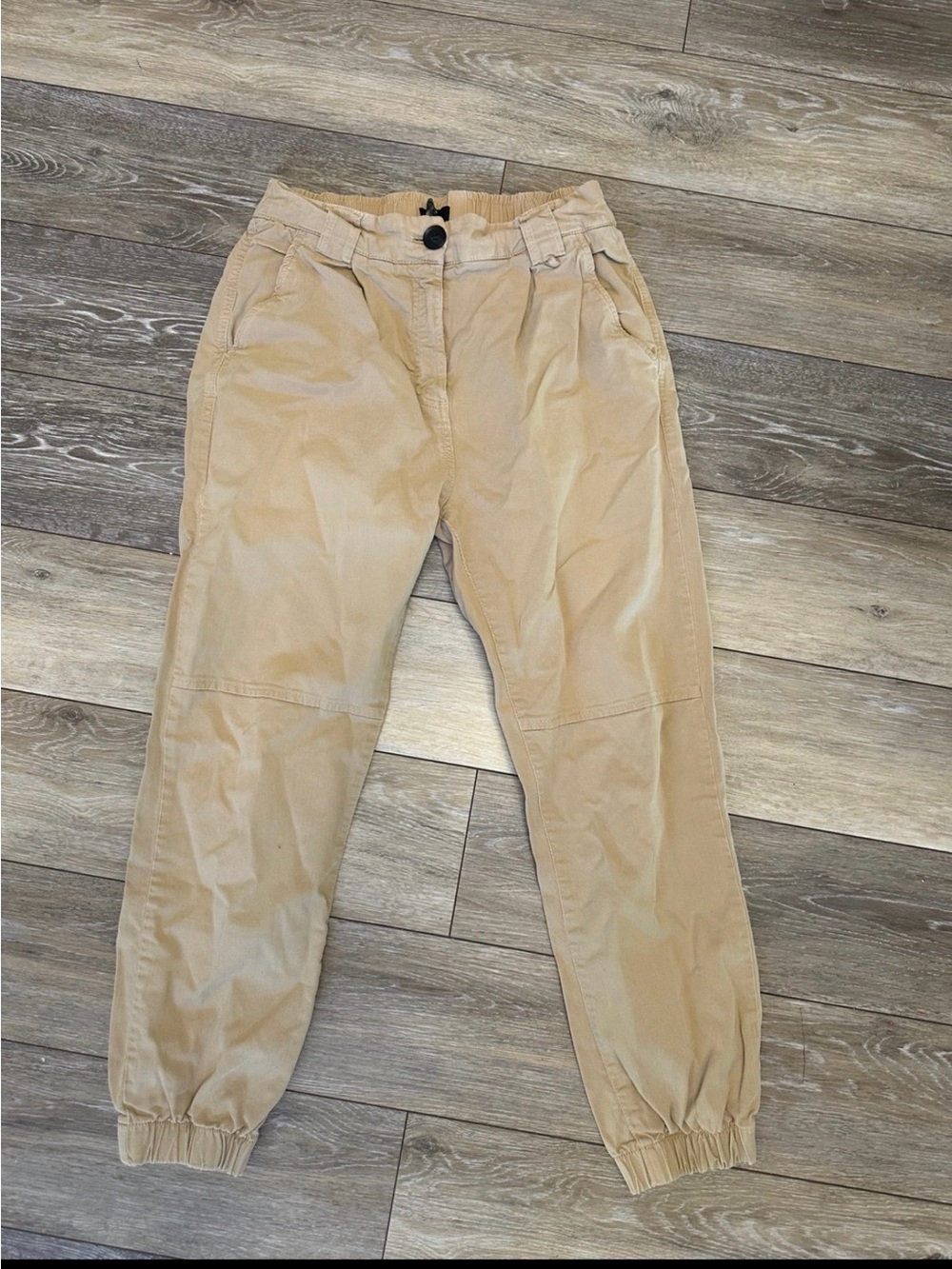 Bershka Beige/Tan Jogger Pants